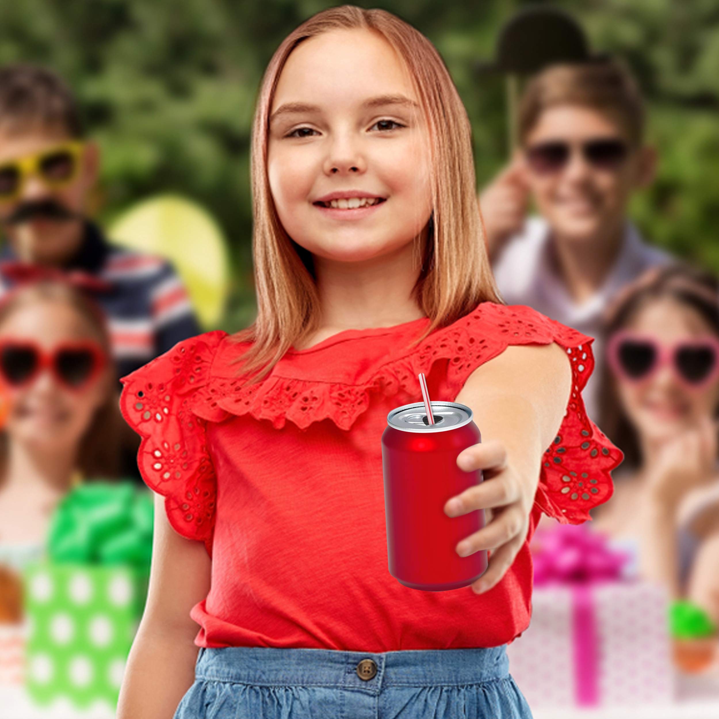 [500] Cocktail Plastic Straws Stirrers, Individually Wrapped (Paper Wrapped), 5.75" BPA Free Disposable Colored Cocktail/Coffee Stir Sticks - Image 8