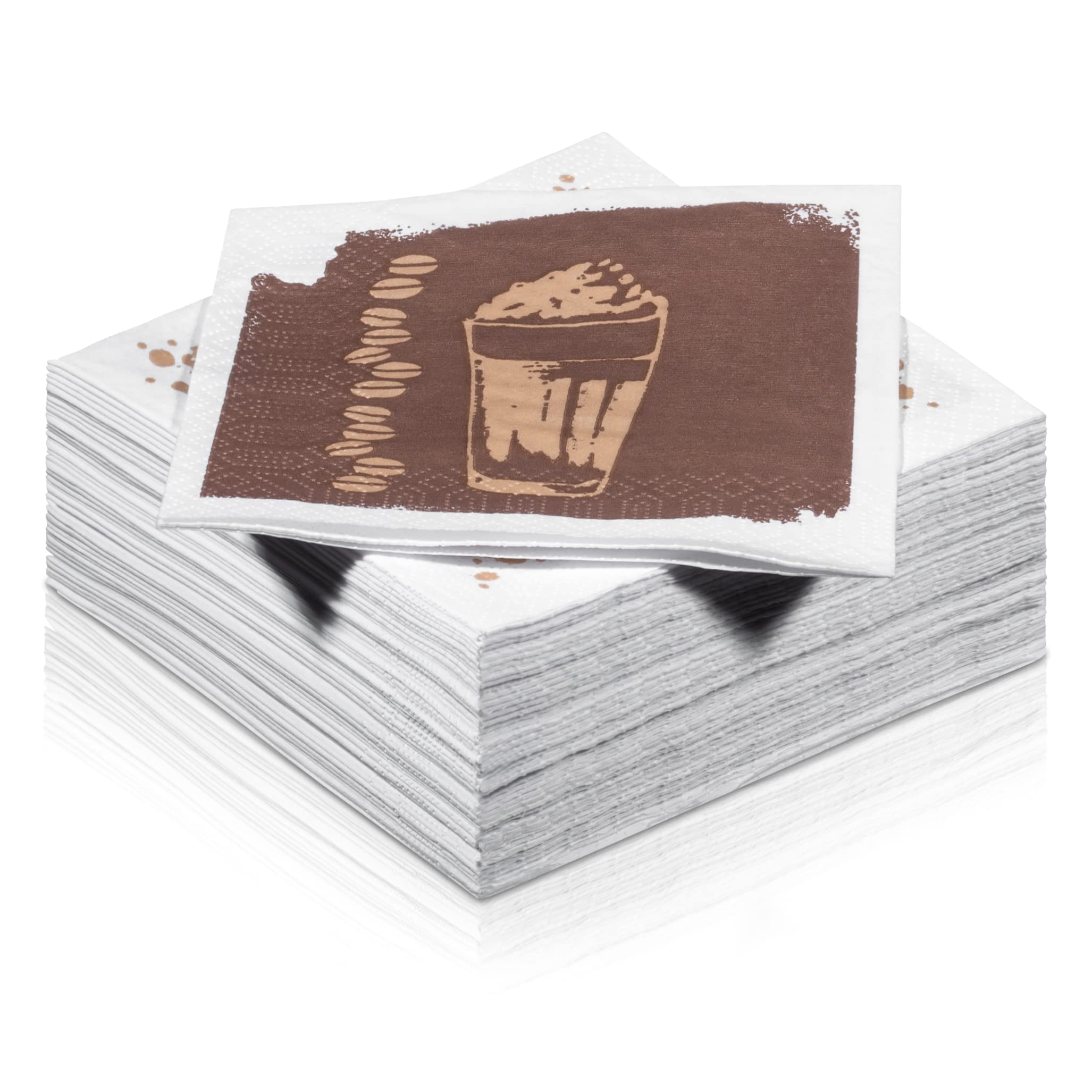 Cafeteria Beverage Napkins (300 Count) 2-Ply Disposable Cocktail Napkins for Bar, Weddings, Parties, Events, Premium Quality and EU Made - Image 7