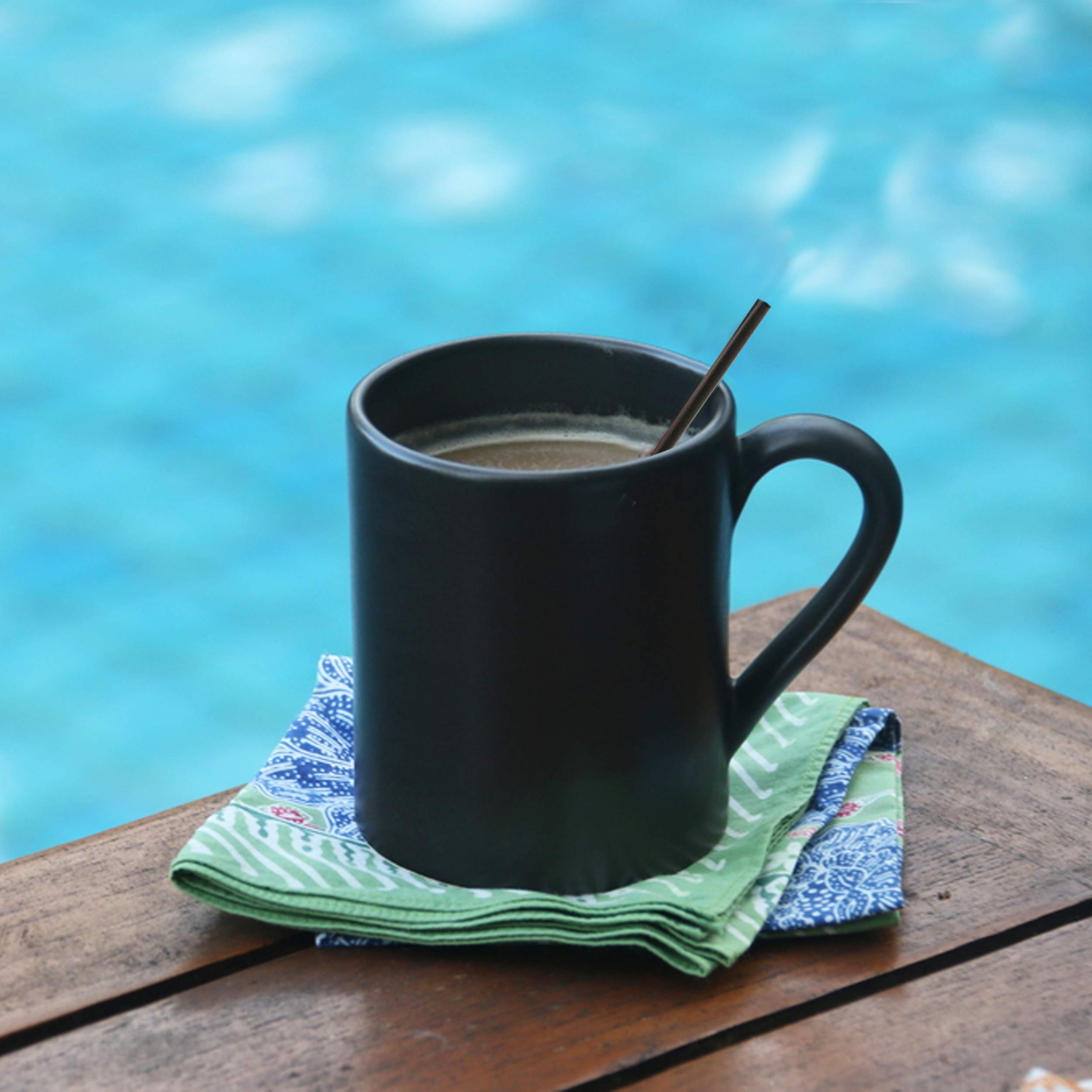 Coffee Stirrers Sticks, Disposable Plastic Drink Stirrer Sticks, 1000 Stirrers, Use It As A Coffee Straws Or A Cocktail Mixers (Black, 5-Inch (Pack of 1) - Image 8