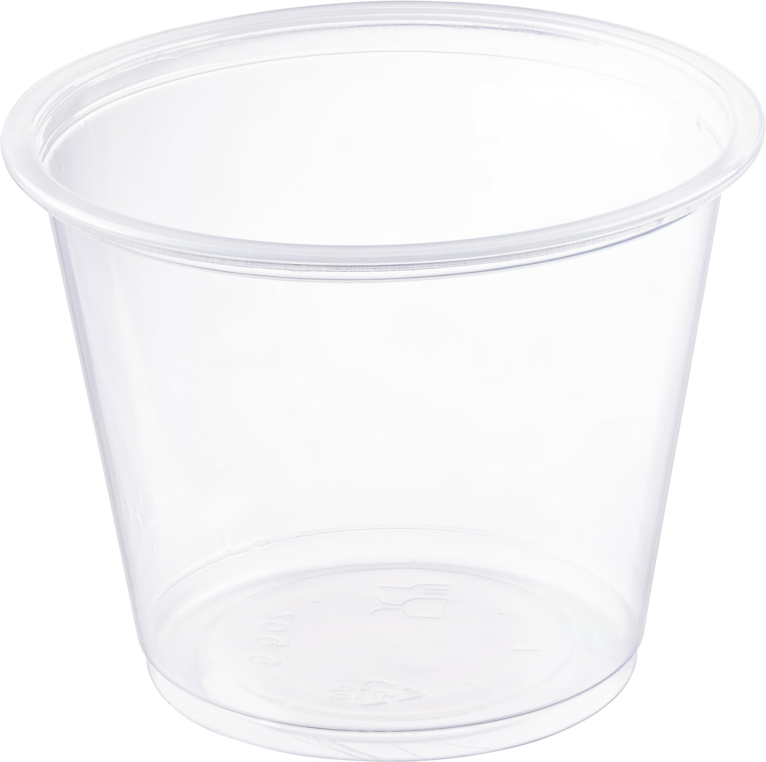 ESKAY PRODUCTS Disposable Plastic Portion Cups, Dressing or Sauce Container, Condiment Cup, Portion Cups, Sampling Cup, Case of 2500 Cups (25 Bags of 100 Cups) (Clear, 5.5 oz-2500 Cups) - Image 3