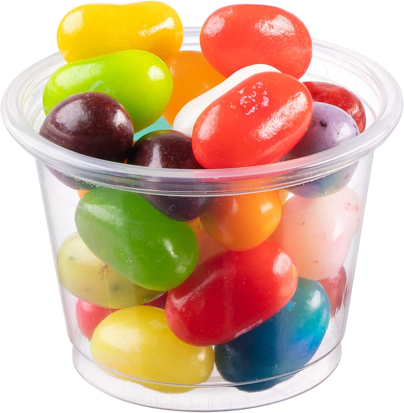 ESKAY PRODUCTS Disposable Plastic Portion Cups, Dressing or Sauce Container, Condiment Cup, Portion Cups, Sampling Cup, Case of 2500 Cups (25 Bags of 100 Cups) (Clear, 1 oz-2500 Cups) - Image 4