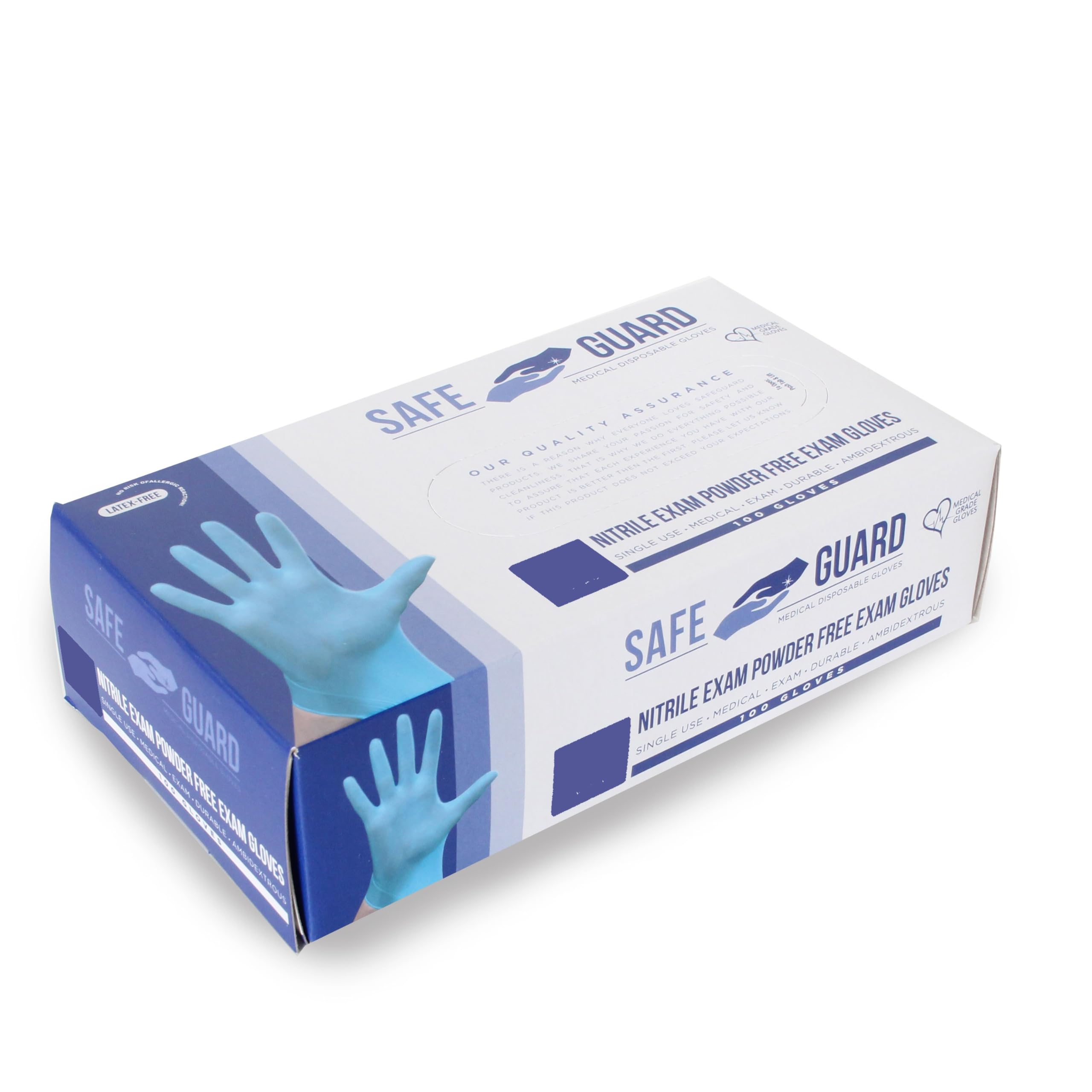 ESKAY PRODUCTS Nitrile Exam Disposable Gloves, Powder Free and Latex Free, Multi Use Gloves, Food Service Use - Image 3